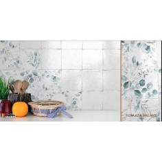 Flora 15x15 Azul Brillante - Caja x 44 Pz. - Colores Solidos