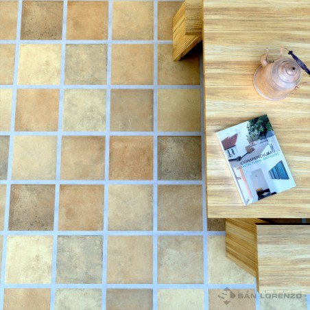Terre Mix Ladrillo 33x33 - Ceramica San Lorenzo 1ra Calidad - FIT Caja por 2.07m²