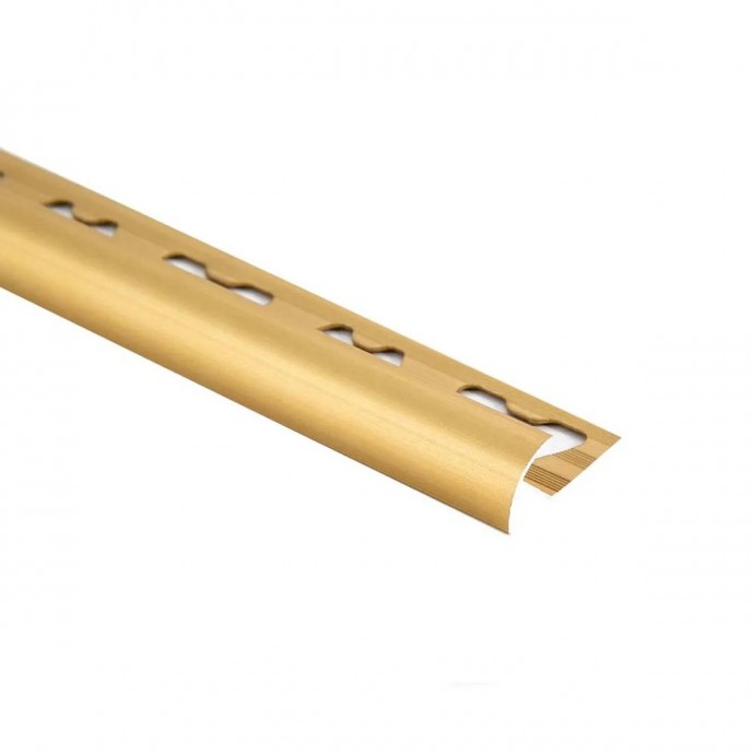 Guardacanto 9mm Aluminio Dorado Mate - Moldumet