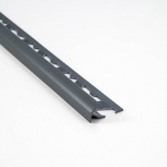 Guardacanto Moldura 9mm PVC Gris Oscuro - Moldumet