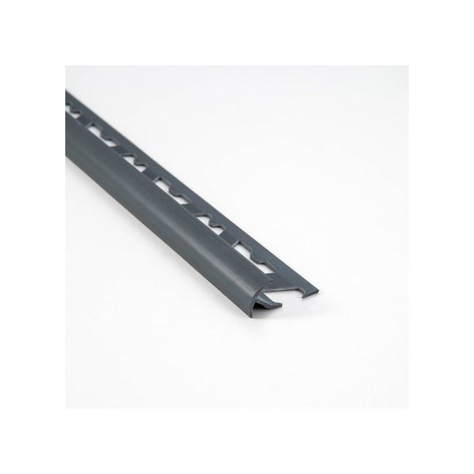 Guardacanto Moldura 9mm PVC Gris Oscuro - Moldumet