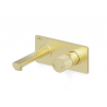 Lavatorio Monocomando de Pared Texture Gold | Hidromet